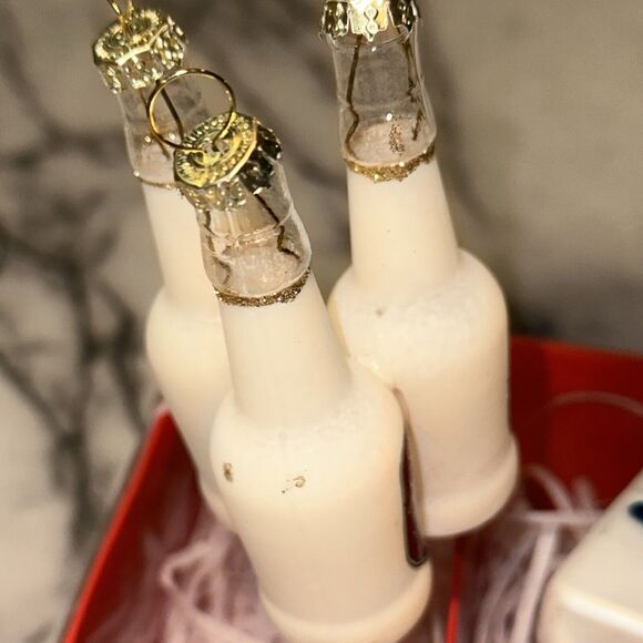 3 NEW Coquito Dominoes Caldero Hispanic Cuban Glass Ornament cafecito Dominican - Picture 11 of 11